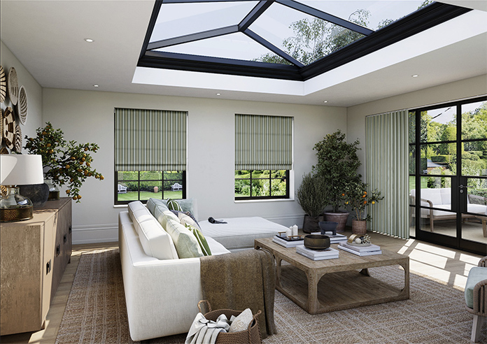 The British Stripe Co. Charles, Highlands No.1 - Twist&Fit Roman Blind - Image 7